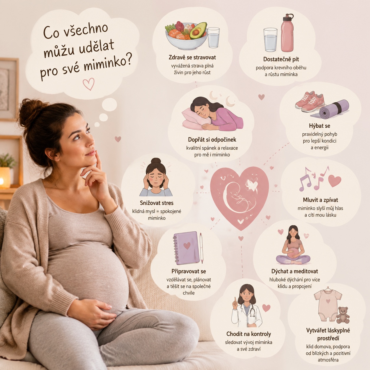 Webinář – I.trimestr, seznamování s fazolkou